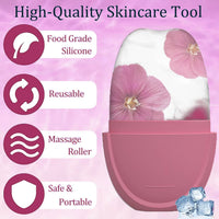 Ice Roller for Face and Eye Facial Beauty Ice Roller Skin Care Tools Ice Facial Cube Gua Sha Beauty SPA Skincare Face Massager 4